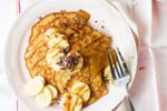 Creps de harina de almendras y plátano